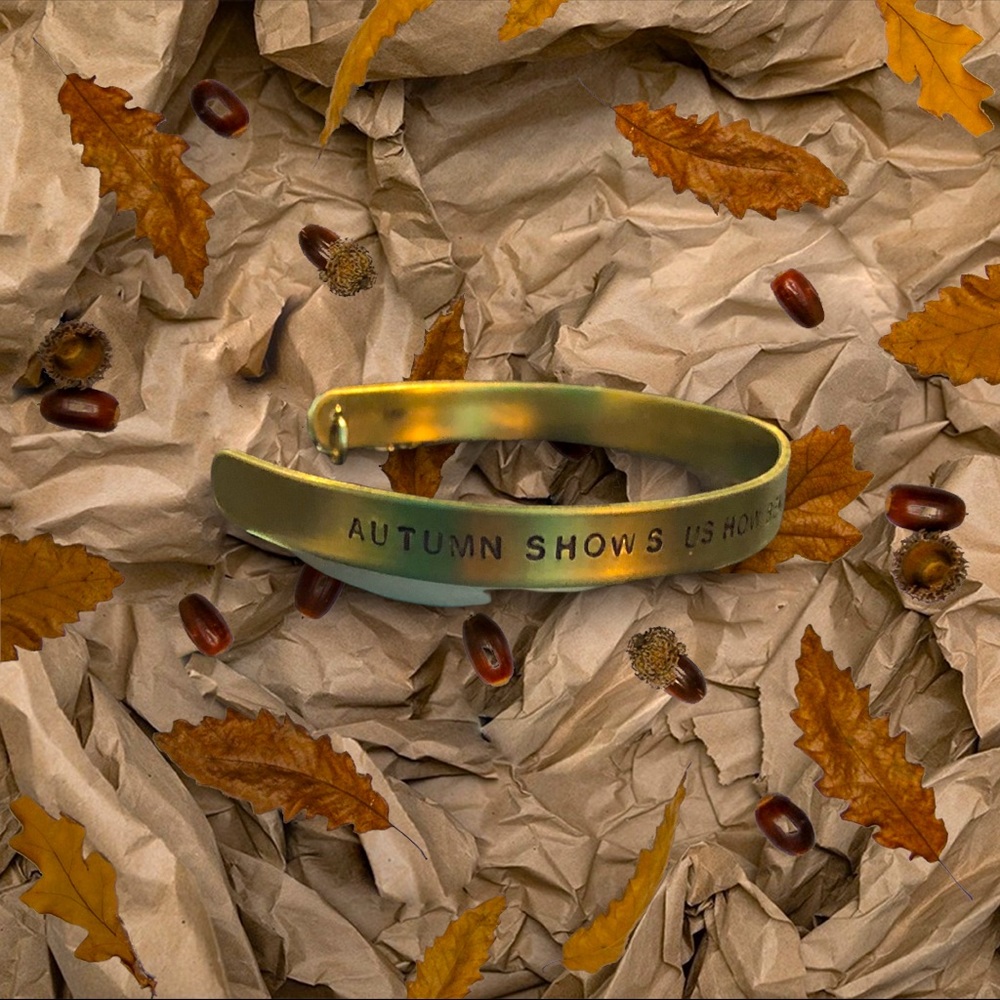 Fall Cuff Bracelet